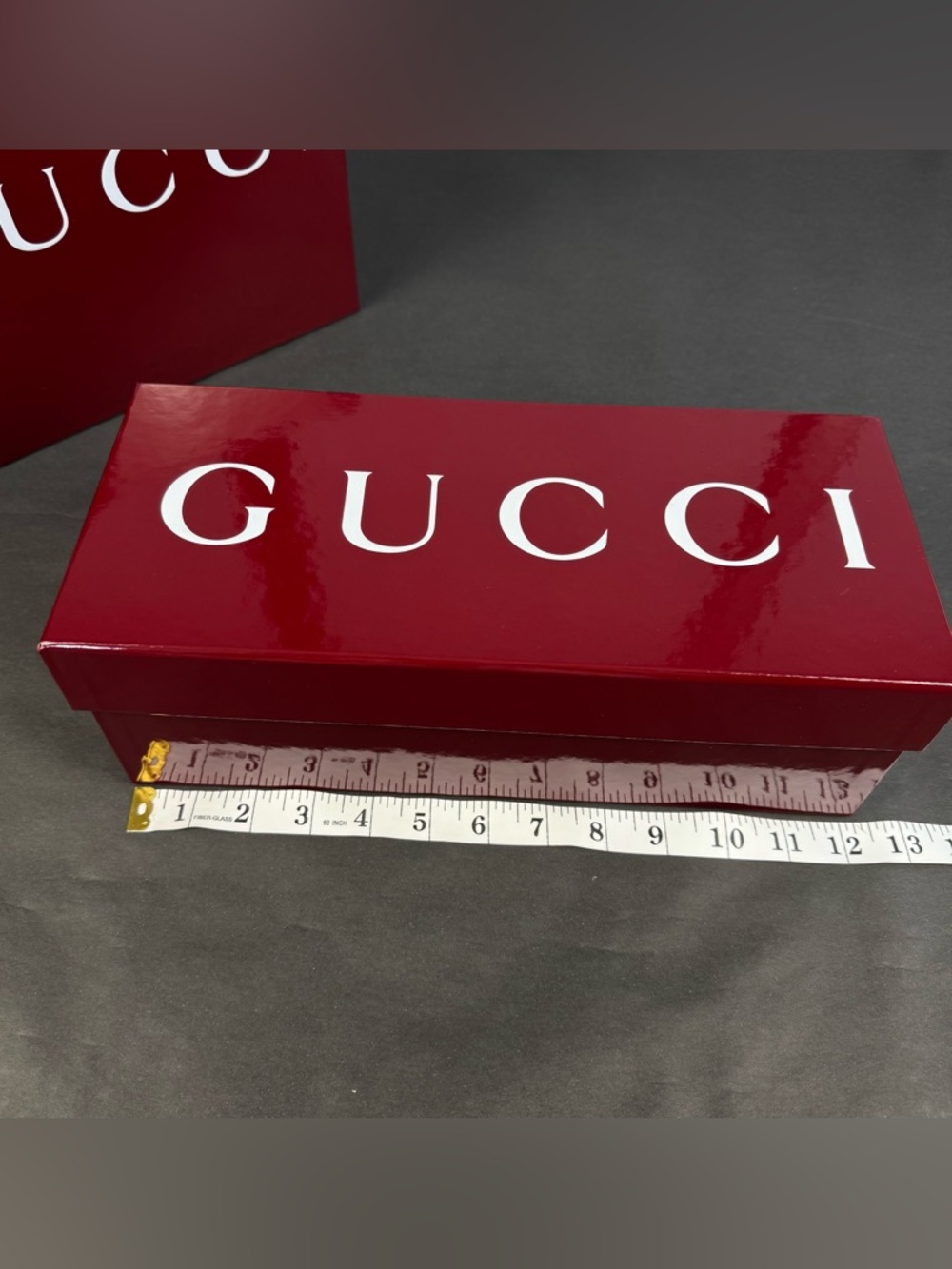 Gucci Luxury Red Packaging Box Bundle Authentic Designer Presentation Set - Picture 8 of 11